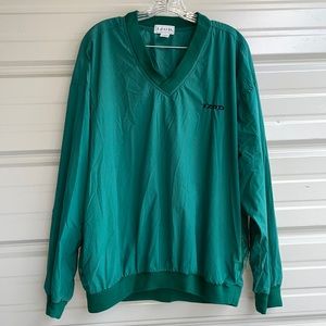 IZOD Green windbreaker.  sz M